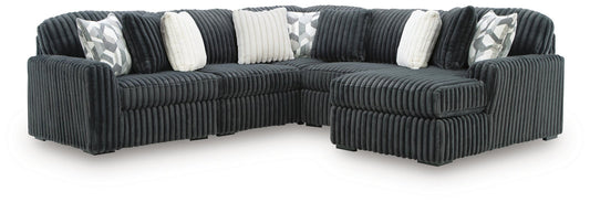 Midnight-Madness 5-Piece Sectional with Chaise
