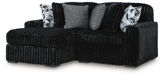 Midnight-Madness 2-Piece Sectional with Chaise