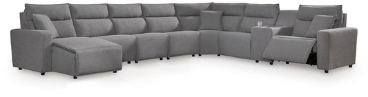 Modmax II 8-Piece Power Reclining Sectional with Console