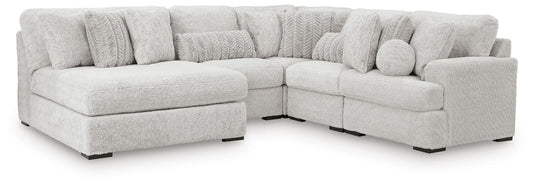 Cuddle Plush 5-Piece Sectional with Chaise