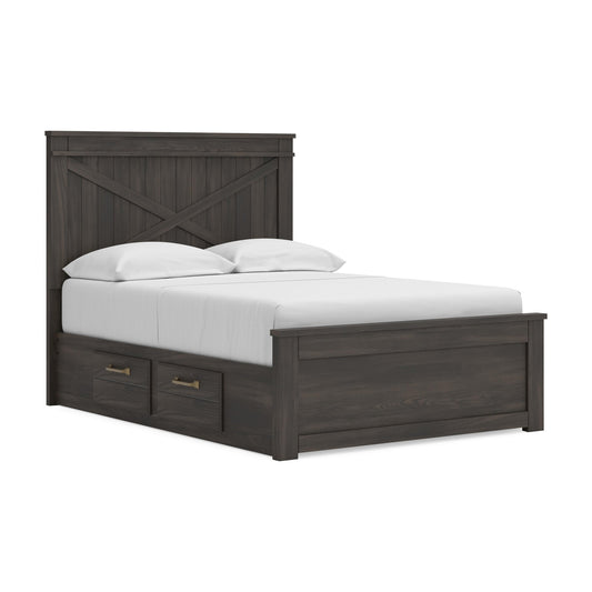 Ashley Express - Vonitta Bay Full Panel Bed with 2 Sided Storage