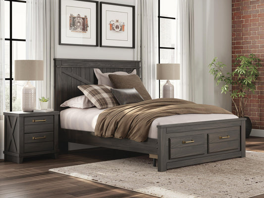 Ashley Express - Vonitta Bay Queen Panel Storage Bed