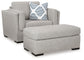 Evansley Chair and Ottoman