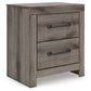 Graystorm Twin Panel Bed with Mirrored Dresser, Chest and Nightstand