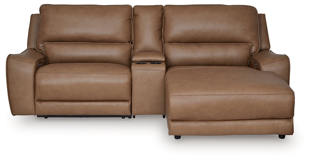 DeepWakes 3-Piece Power Reclining Sectional with Chaise