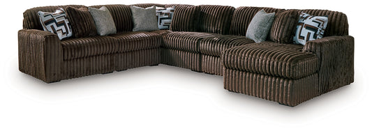 Midnight-Madness 6-Piece Sectional with Chaise