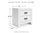 Binterglen California King Panel Bed with Mirrored Dresser and Nightstand
