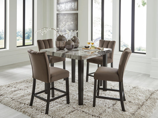 Ashley Express - Jeshina Counter Height Dining Table and 4 Barstools