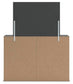 Fraluna King Panel Storage Bed, Dresser, Mirror, Chest and Nightstand