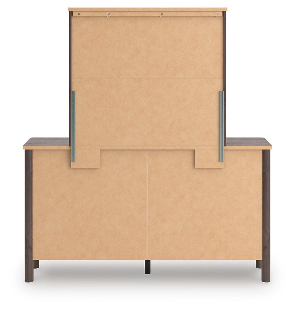 Pamytta Twin Panel Bed, Dresser and Mirror