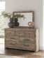 Keithland King Poster Bed, Dresser and Mirror