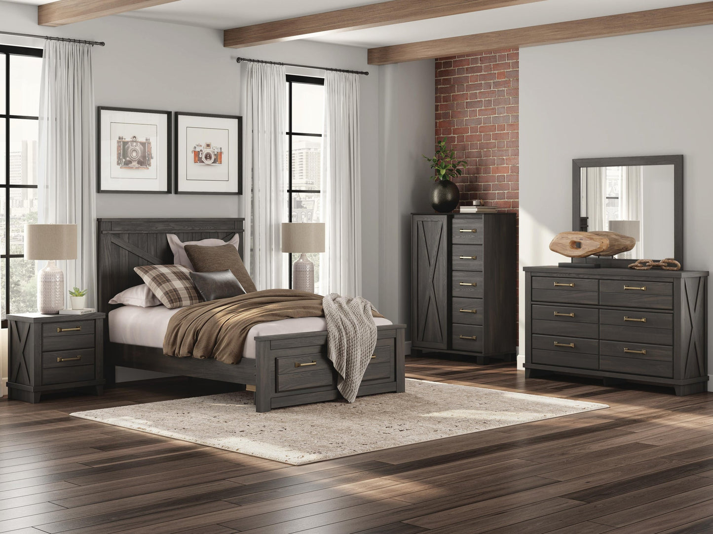 Ashley Express - Vonitta Bay Full Panel Platform Storage Bed