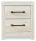 Cambeck  Panel Headboard With Mirrored Dresser, Chest And 2 Nightstands