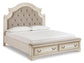 Realyn Queen Upholstered Bed with Dresser