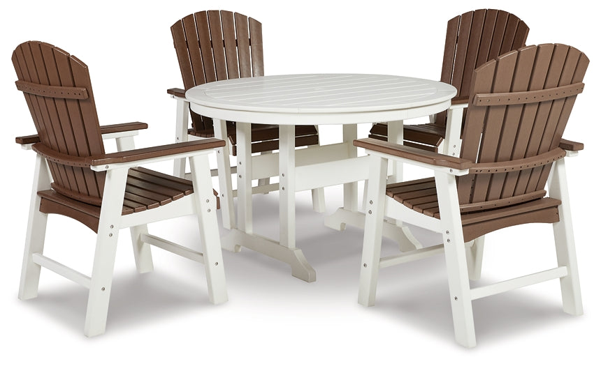 Ashley Express - Genesis Bay Outdoor Dining Table and 4 Chairs