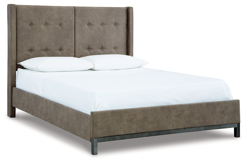 Wittland  Upholstered Panel Bed