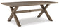 Beach Front RECT Dining Table w/UMB OPT